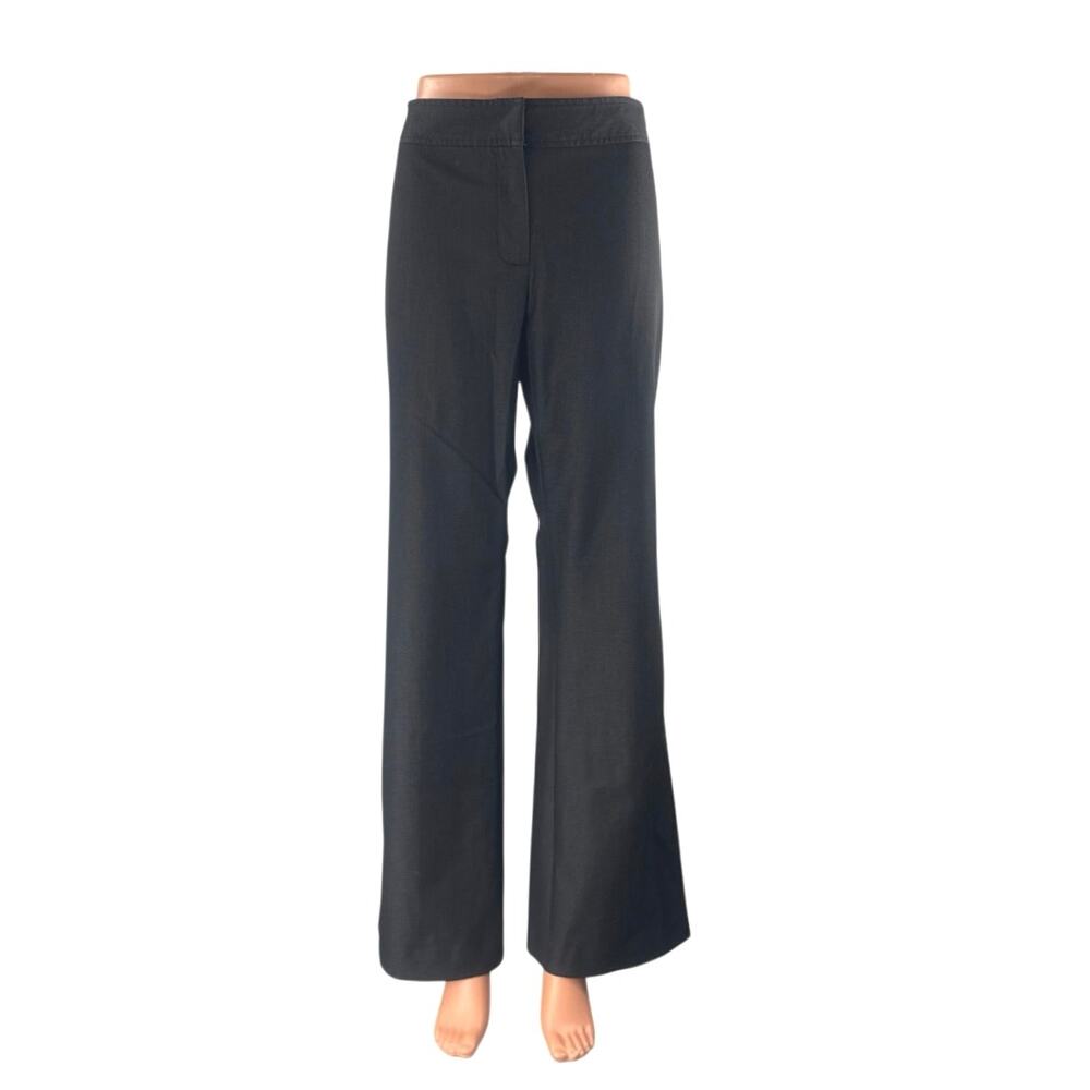 Karen Kane Women's Black High Rise Wide Leg Baggy Career Trousers Pants Size 8